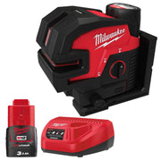 Laser vert 2 lignes 3ah m12 cll4p-301c 4933479203 milwaukee