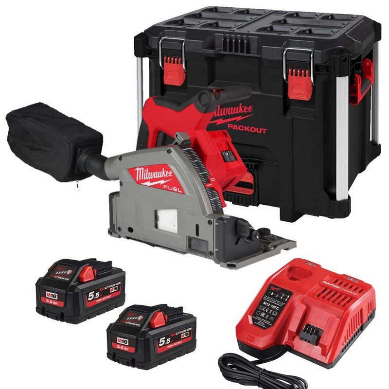 Scie plongeante 5.5ah m18 fuel fps55-552p 4933478778 milwaukee
