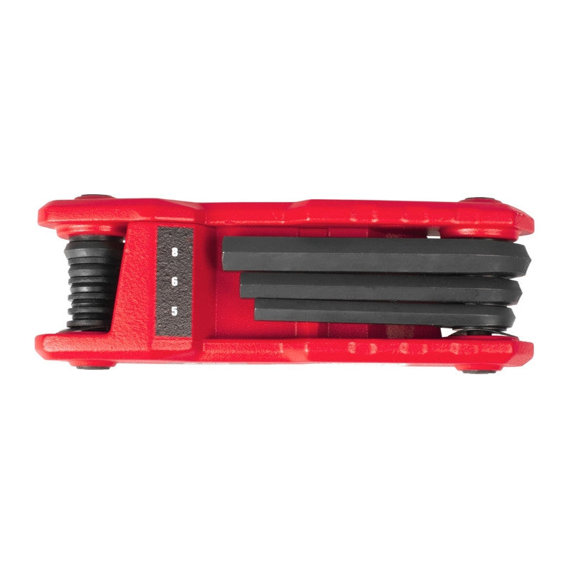 Set de clés mâles 6 pans 8 pièces 4932480978 milwaukee
