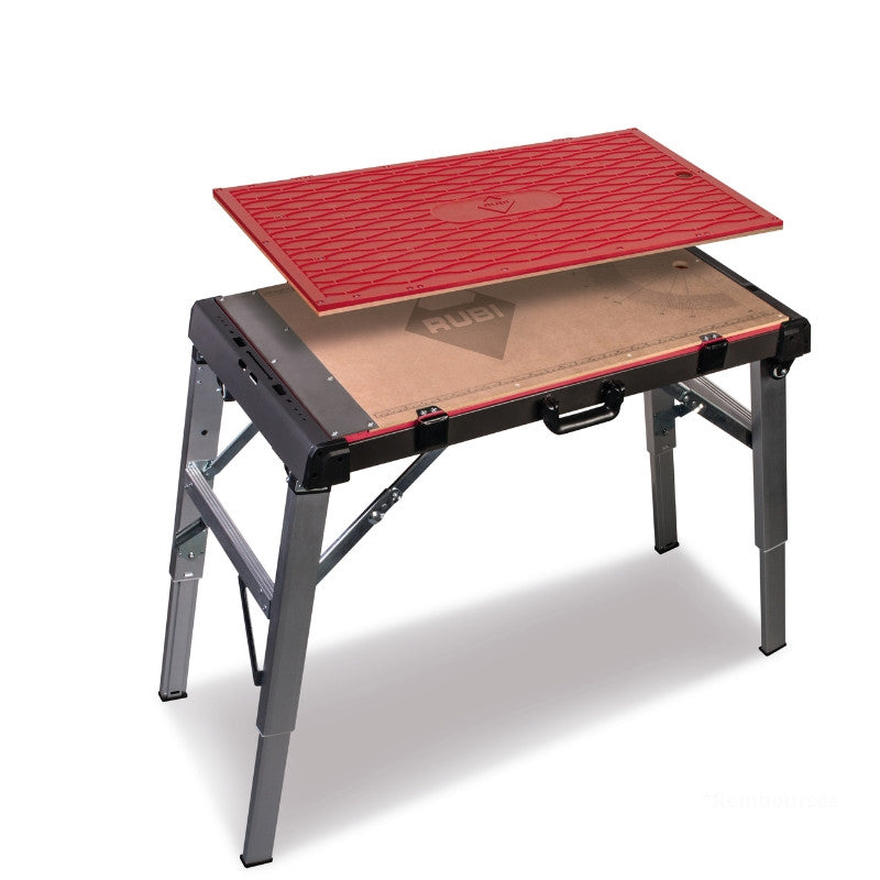 Table de travail reglable 4 en 1 66924 rubi