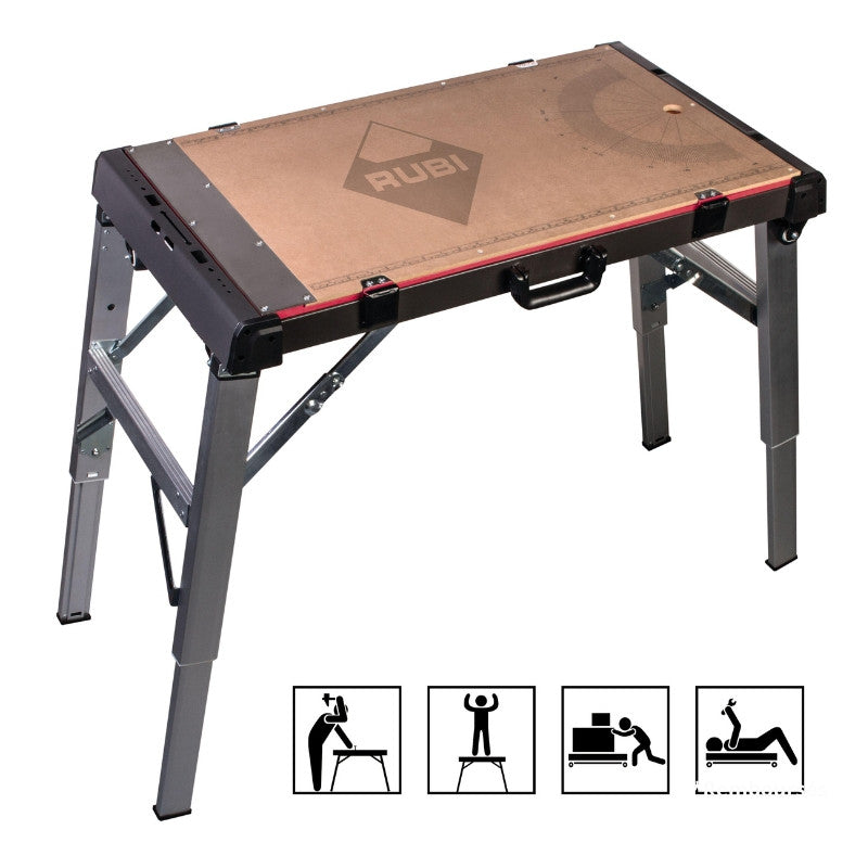 Table de travail reglable 4 en 1 66924 rubi