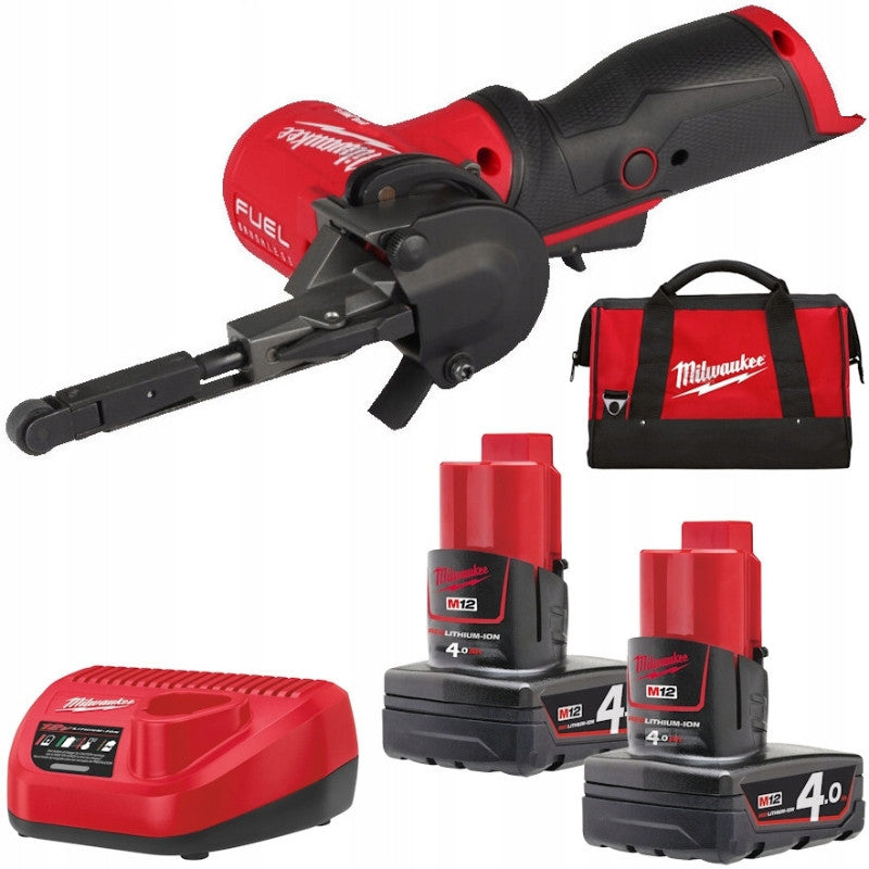 Ponceuse à bande 10mm 2x4ah m12 fbfl10-402b 4933480959 milwaukee