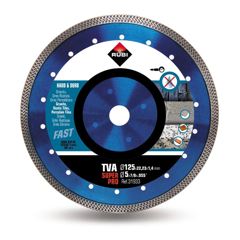 Disque tva 125 superpro 31933 rubi