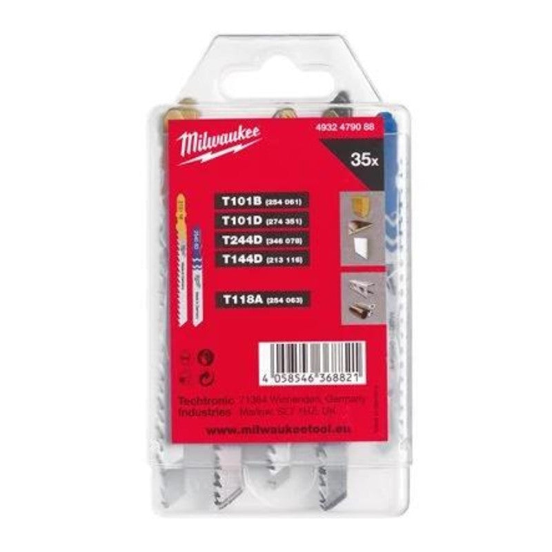 Set de 35 lames de scies sauteuses 4932479088 milwaukee