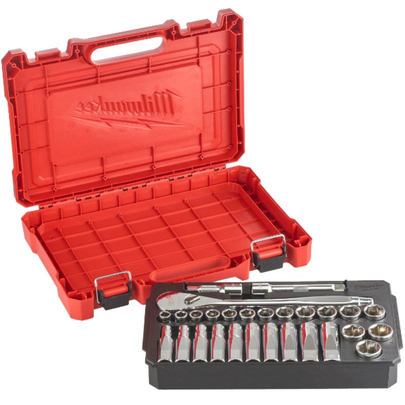 Set de douille à cliquet 1/2 métriques 4932471864 milwaukee