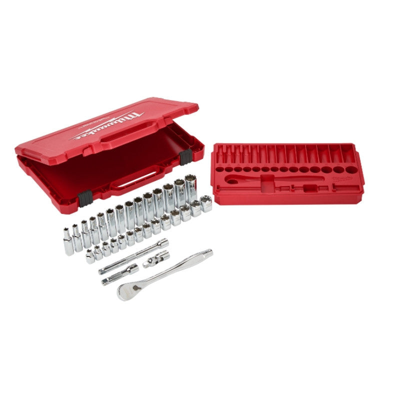 Set de douilles et clés à cliquet 3/8 32 pcs 4932464945 milwaukee