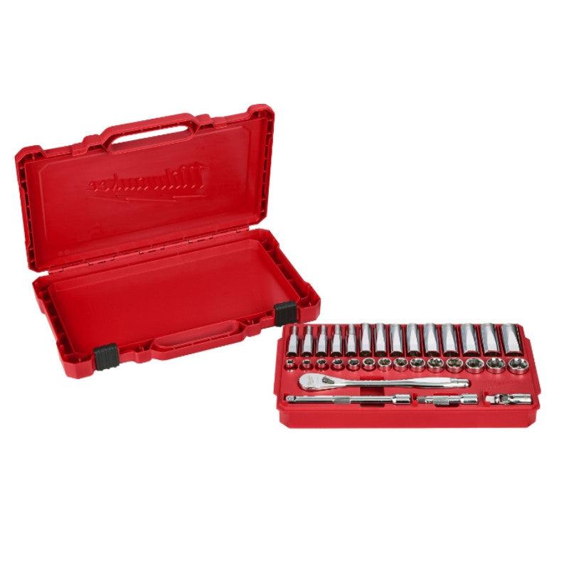 Set de douilles et clés à cliquet 3/8 32 pcs 4932464945 milwaukee