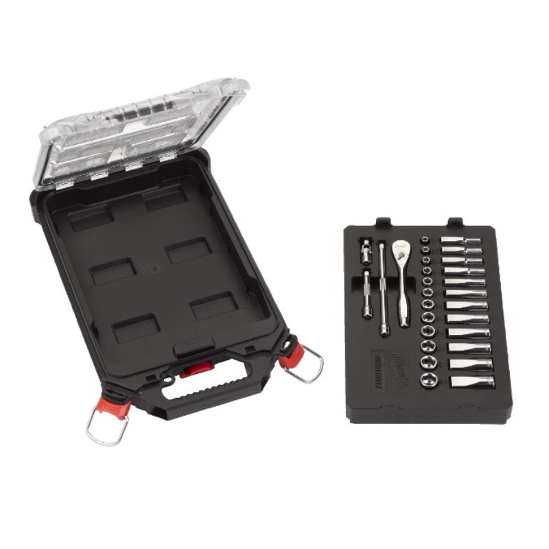 Coffret 28 pcs packout clé/douille cliquet 1/4"- 4932478812