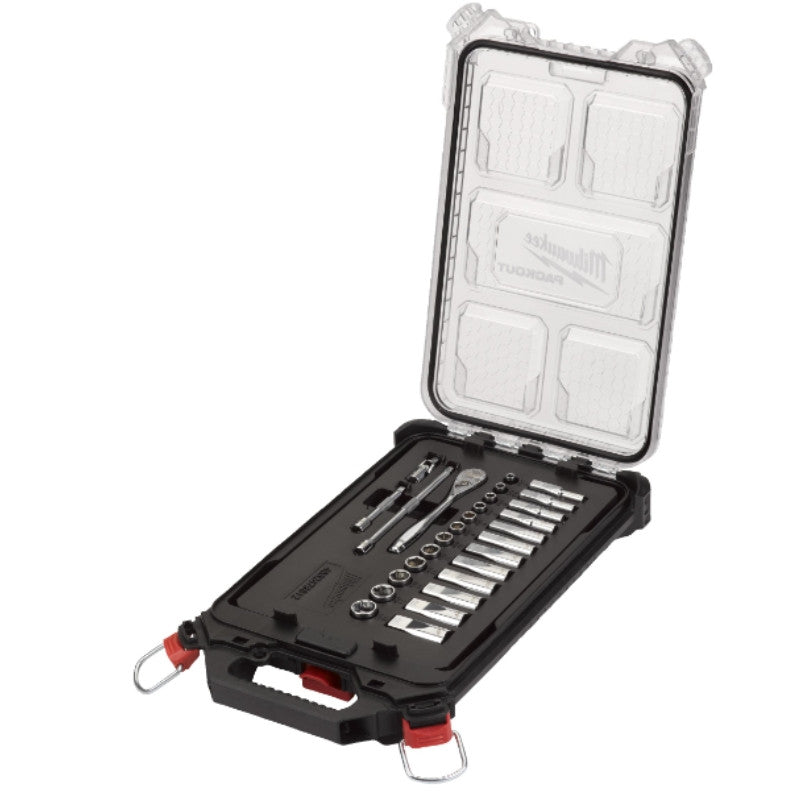 Coffret 28 pcs packout clé/douille cliquet 1/4"- 4932478812