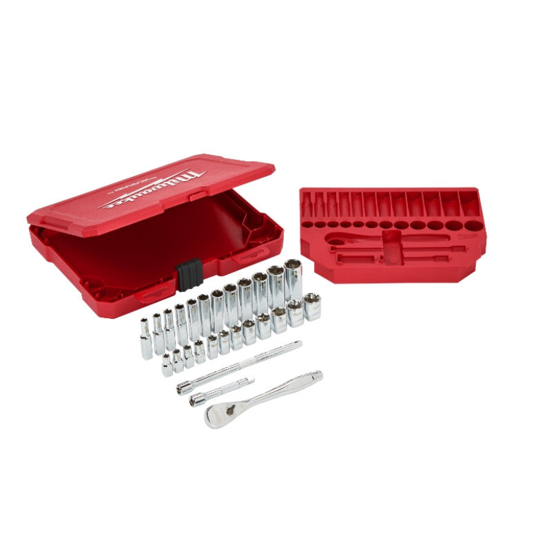 Coffret 32 pcs packout clé/douille cliquet 3/8"- 4932478813