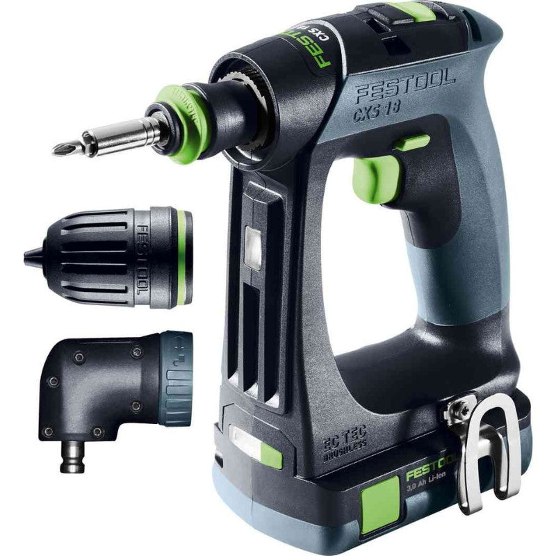 Perceuse visseuse sans fil cxs 18 c 3,0-set 576884 festool
