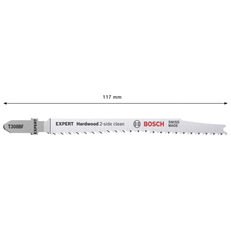 Lames scie sauteuse bim bois dur 117mm t308bf 2608900544 bosch