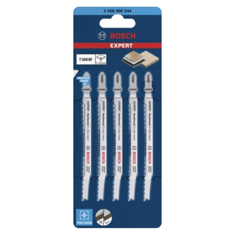 Lames scie sauteuse bim bois dur 117mm t308bf 2608900544 bosch