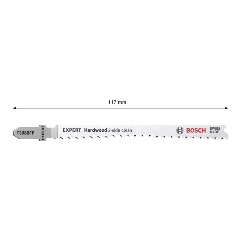 Lames scie sauteuse bim precision bois 117mm t308bfp 2608900548 bosch