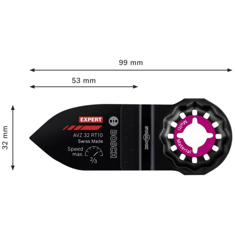 Doigt ponçage starlock carbure avz32rt10 2608900039 bosch