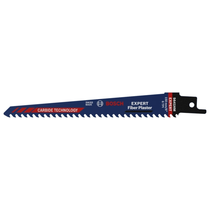 Lame scie sabre carbure plaque plâtre 150mm s641hm 2608900407 bosch