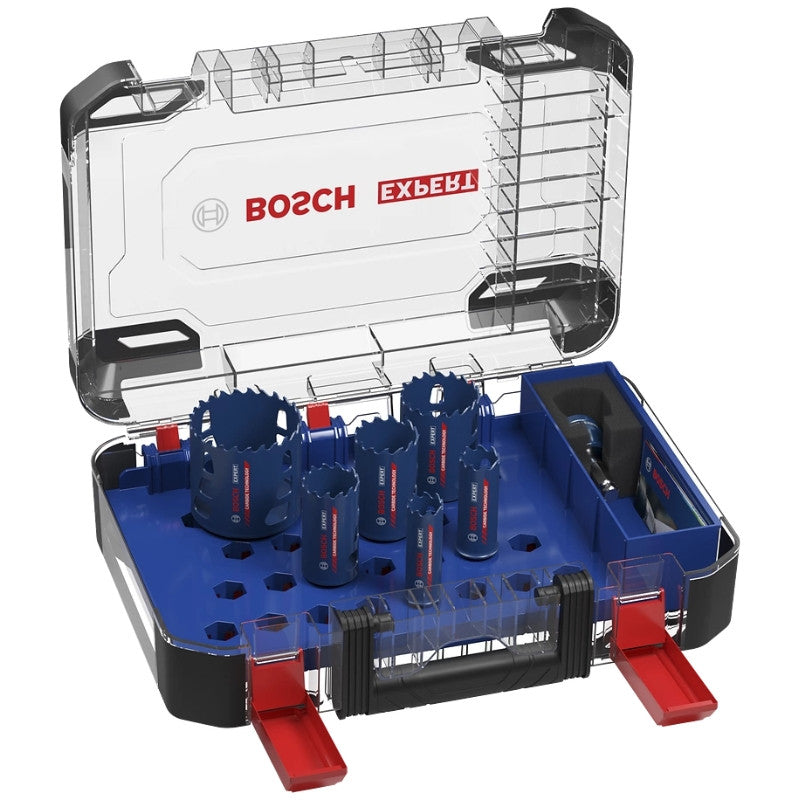 Coffret 6 trépans carbure multi matériaux ø22 à 68 2608900446 bosch