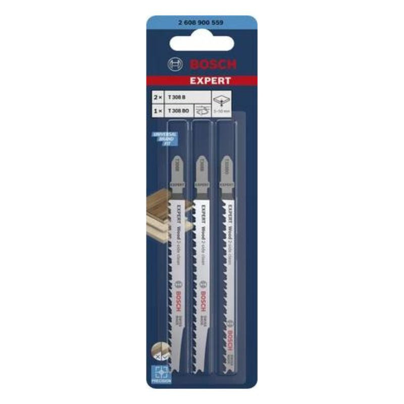 Lames scie sauteuse en t clean bois 2608900559 bosch