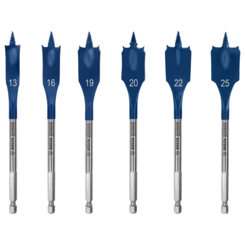 Trousse 6 mèches plates self cut speed 13-25mm 2608900333 bosch