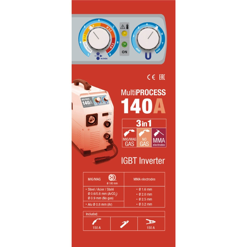 Poste de soudure mig/mag inverter easymig140 032262 gys