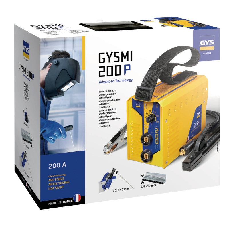 Poste mma inverter gysmi 200p avec valise 030794 gys