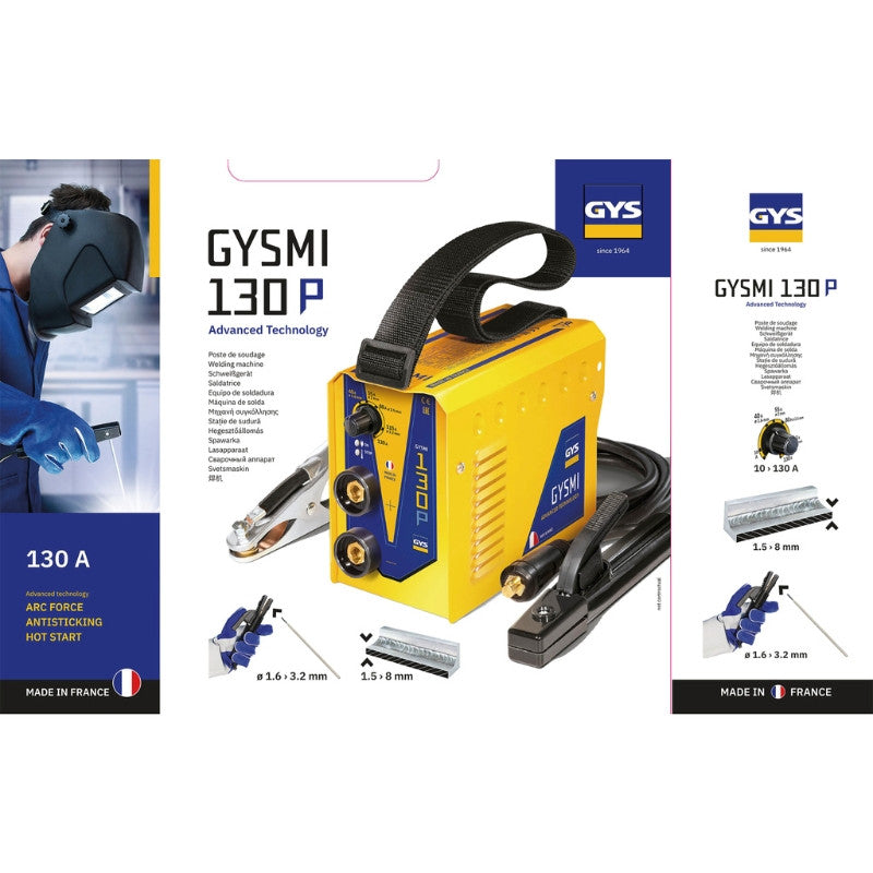 Poste à souder mma arc gysmi 130p 029972 gys