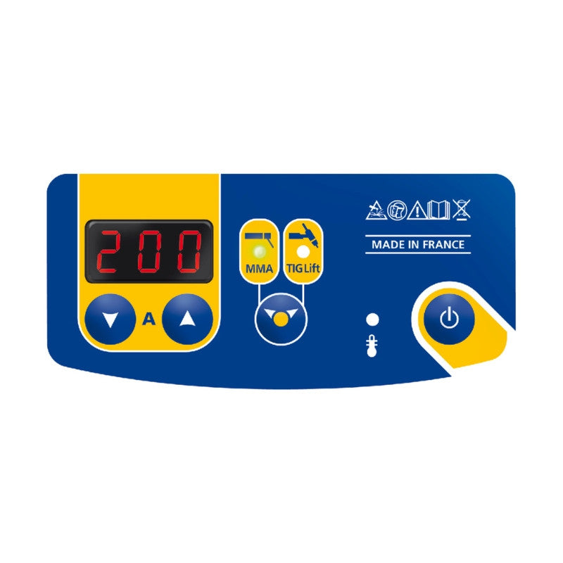 Poste à souder mma inverter gysmi e200fv avec valise 031210 gys