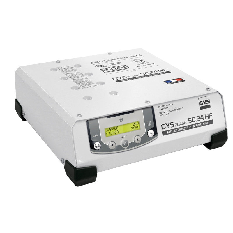 Chargeur bsu plomb/lithium 6/12/24v gysflash 50.24 029620 gys