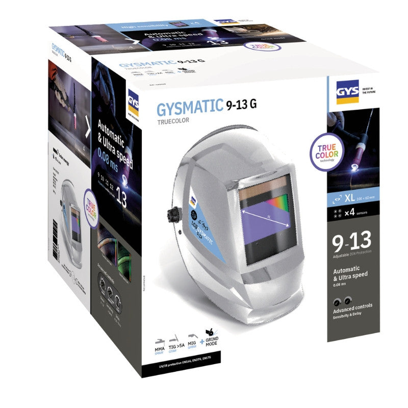 Masque soudeur lcd gysmatic 9/13 g 043909 gys