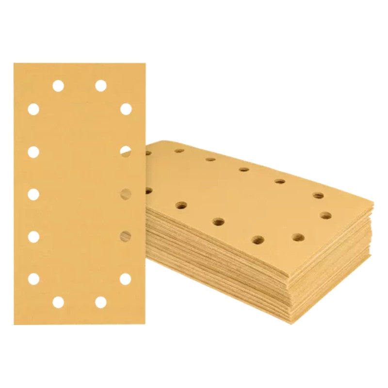 Feuilles abrasives rectangle 14 trous c470