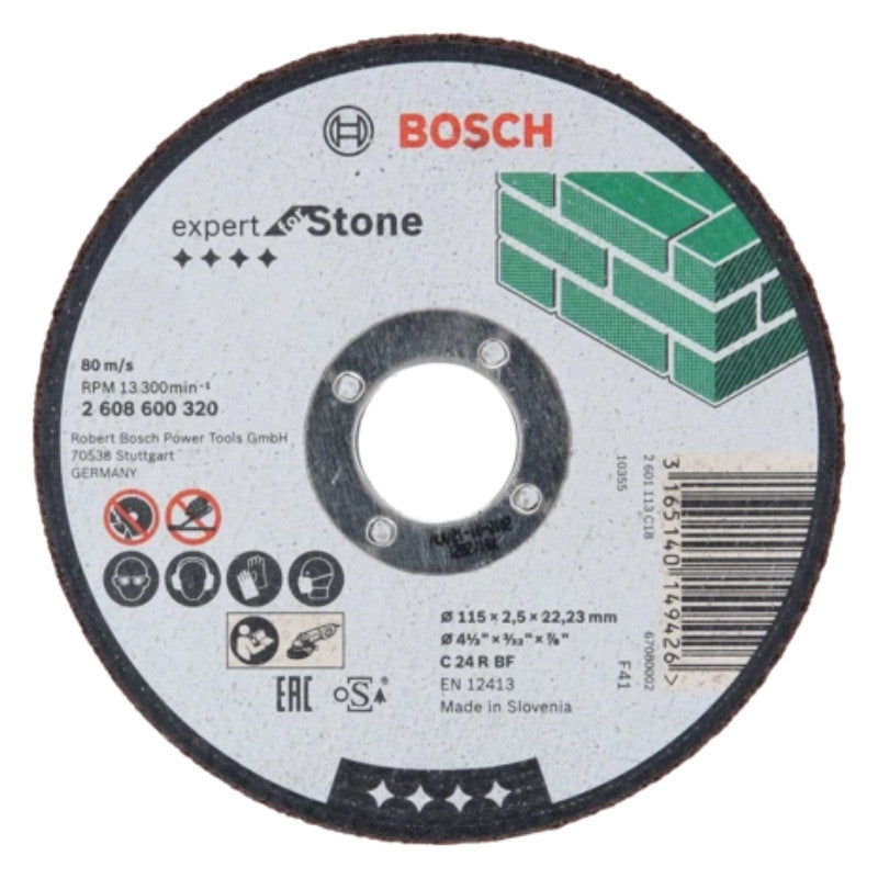 Disque à tronçonner expert for stone moyeu plat bosch