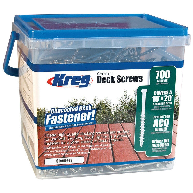 Vis de terrasse inox 51 mm sdk-c2ss-700 kreg