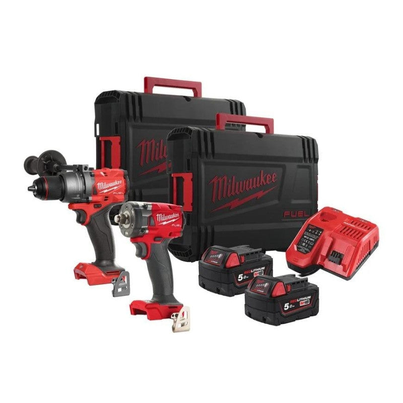 Pack 18v perceuse fpd3 + boulonneuse fiw2f12 m18 fpp2b3 -502x milwaukee