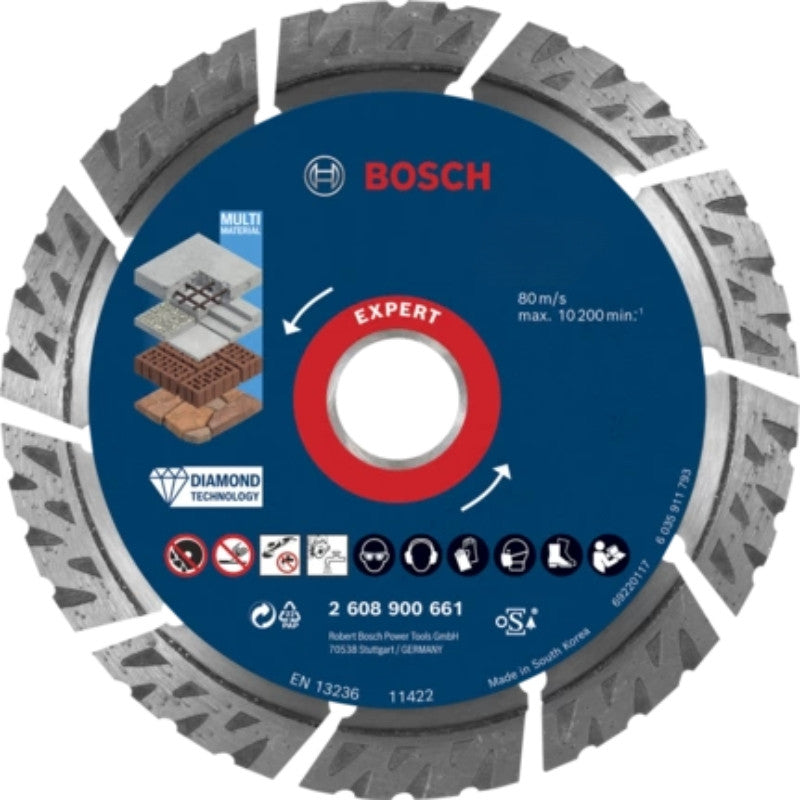 Disque à tronçonner diamanté multi material bosch