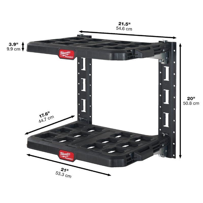 Kit étagère packout 4932472127 milwaukee