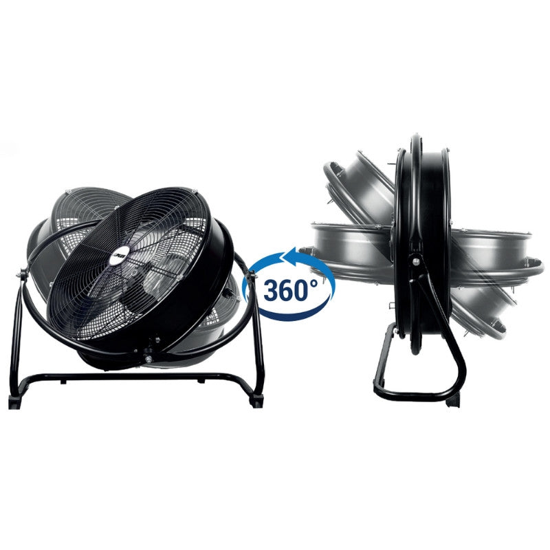Ventilateur industriel orientable noir vo 50 2112580 splus