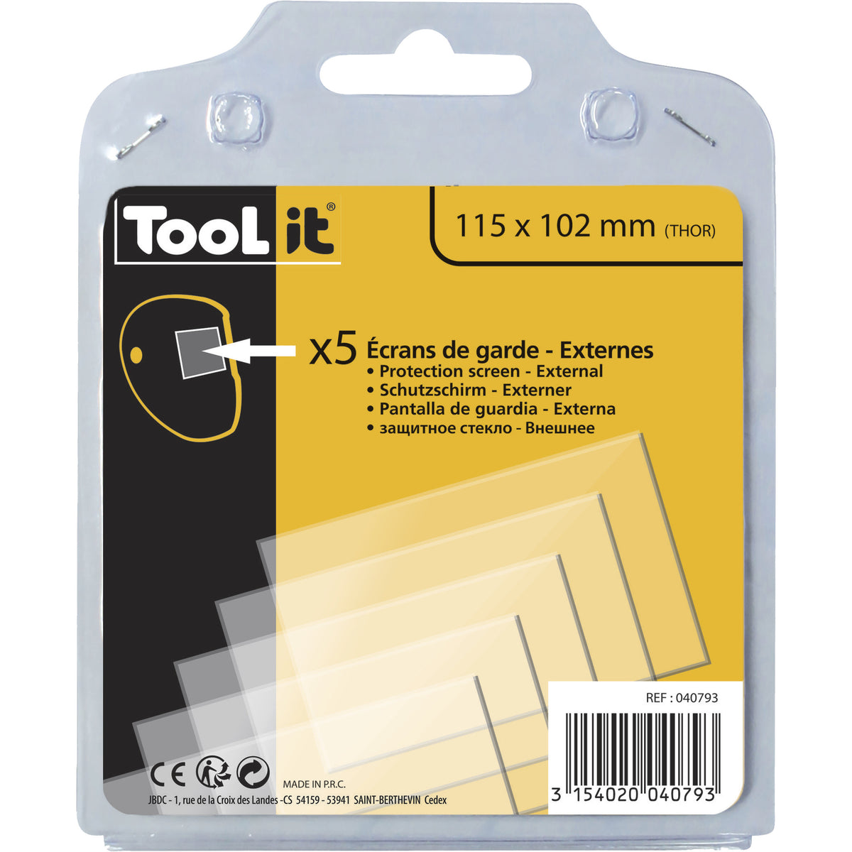 Écrans externe 115 x 102 hermes 040793 gys