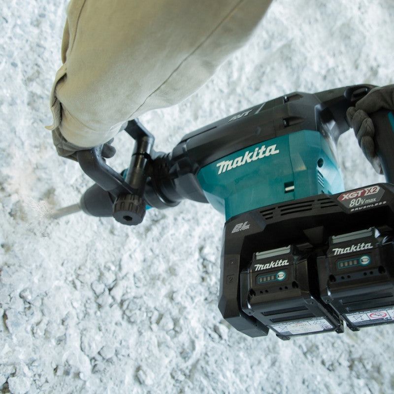 Burineur sds-max 80v (2x40v) xgt 20,9 joules hm002gz03 makita