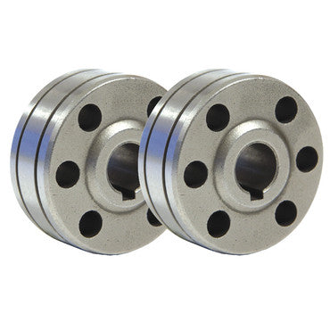 Lot de 2 galets type b pour fil fourré acier