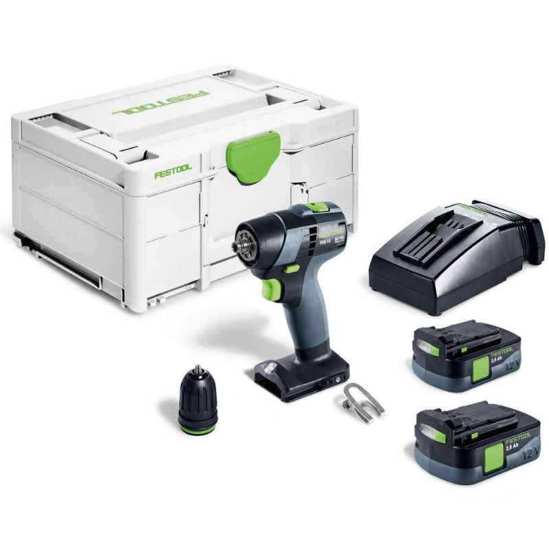 Perceuse visseuse sans fil txs 12 2,5-plus 576873 festool
