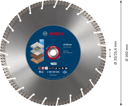 Disque à tronçonner multimaterial