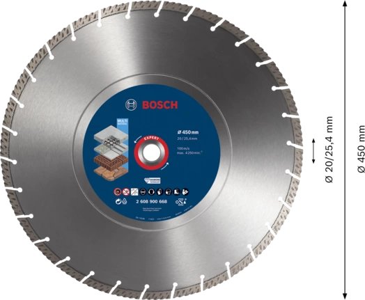 Disque à tronçonner multimaterial