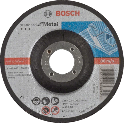 Disque à tronçonner standard for métal moyeu déporté