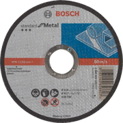 Disque à tronçonner standard for métal moyeu plat bosch