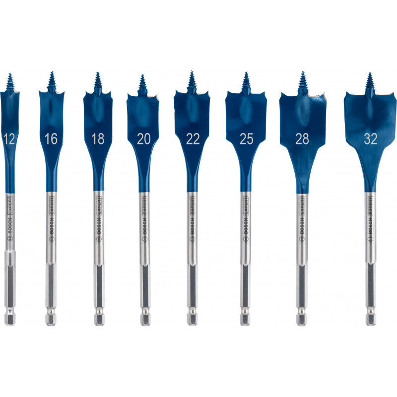 Coffret 8 mèches plates self cut speed 12-32mm 2608900335 bosch