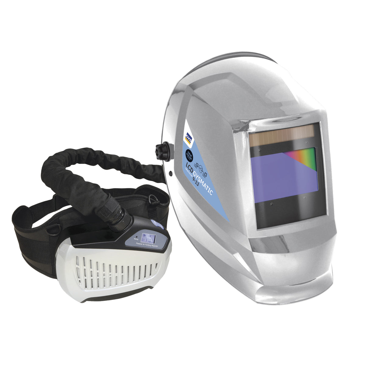 Masque lcd respiratoire gysmatic 9/13 air true color xl 065727 gys