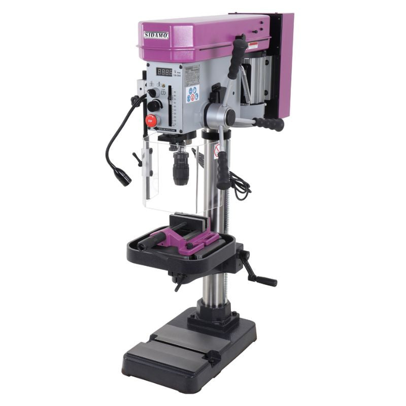 Perceuse taraudeuse d'établi pro 22 pevt + etau 20502085 sidamo