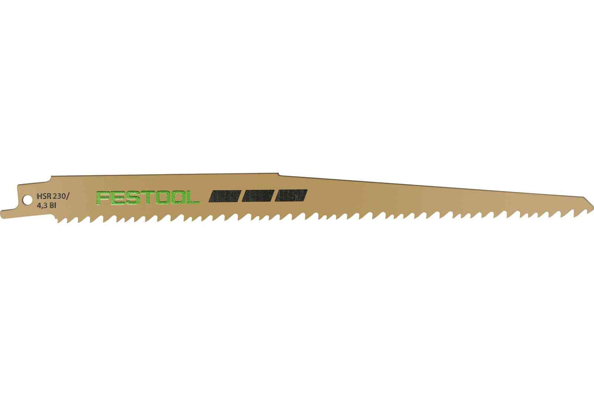 Lame de scie sabre hsr 230/4,3 bi/5 wood universal 577487 festool
