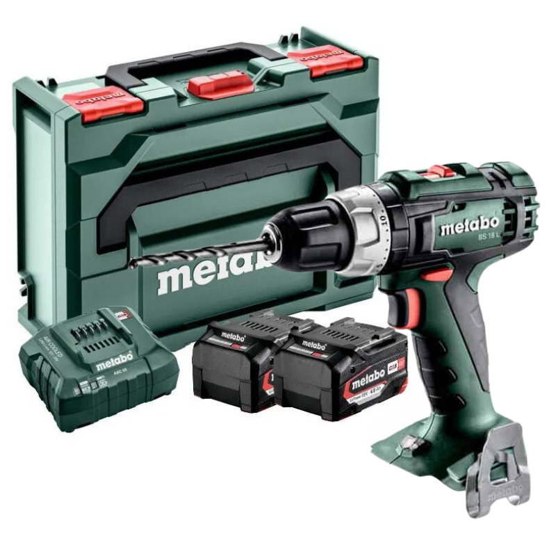 Perceuse visseuse 18v 4.0ah bs18l bl 602321000 metabo