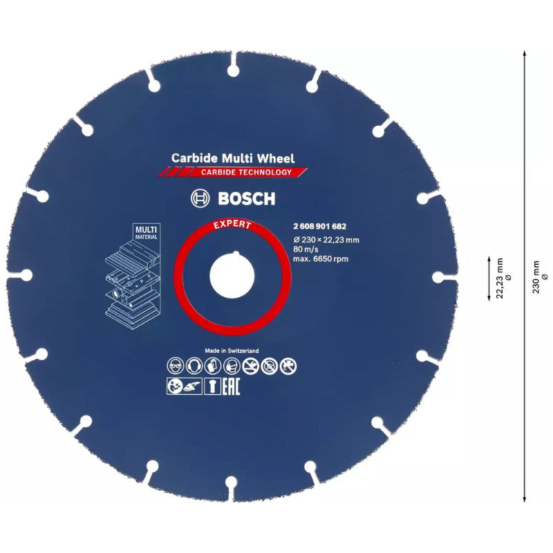 BOSCH EXPERT Disque carbure multi-matériaux
